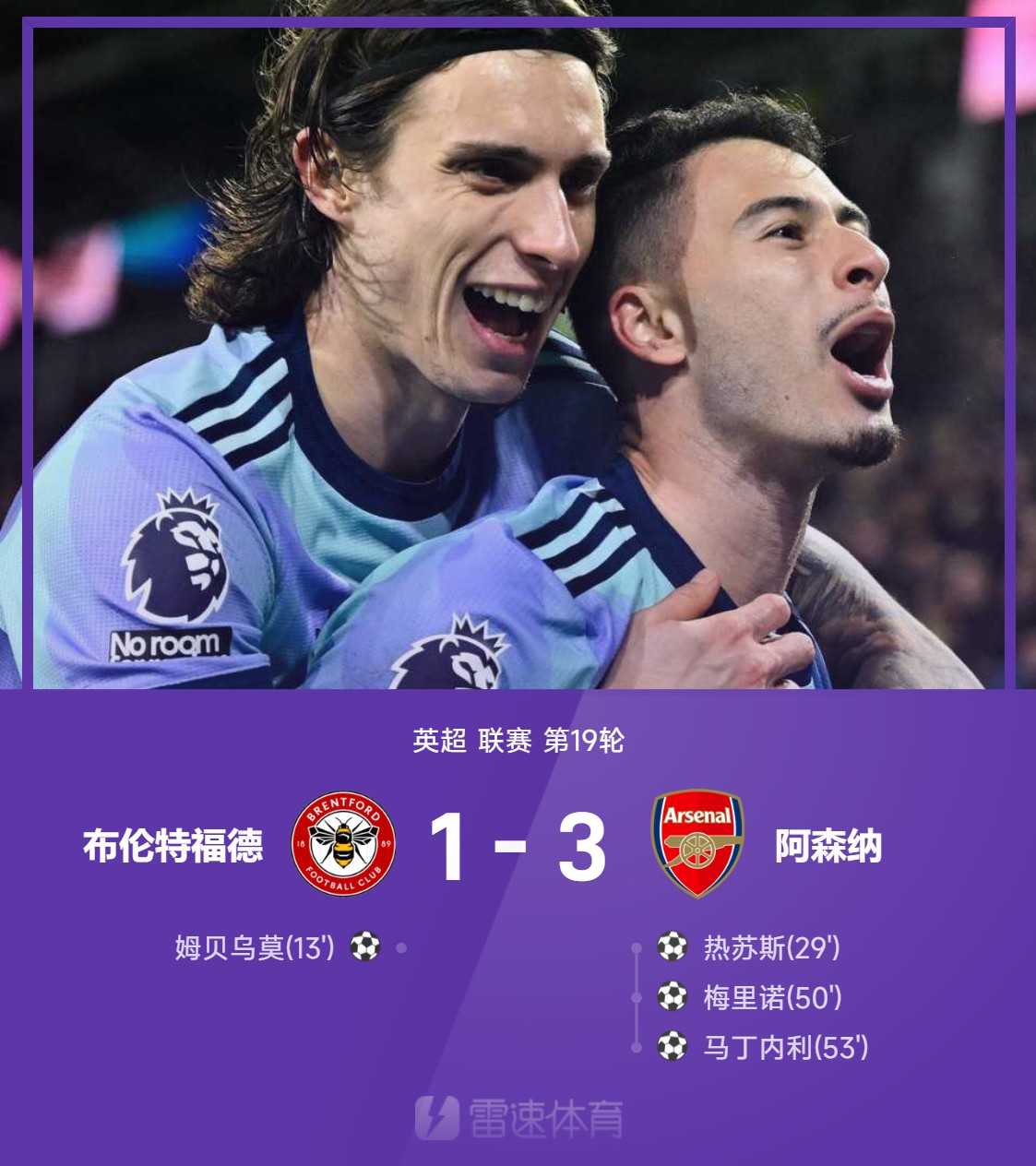 阿森纳主场力克对手，稳步向英超前四迈进